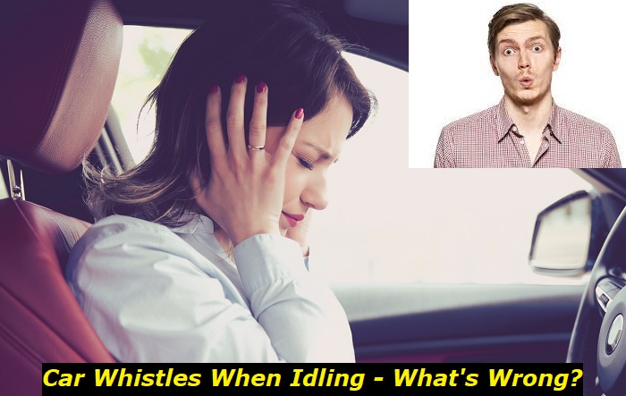 car whistles when idling